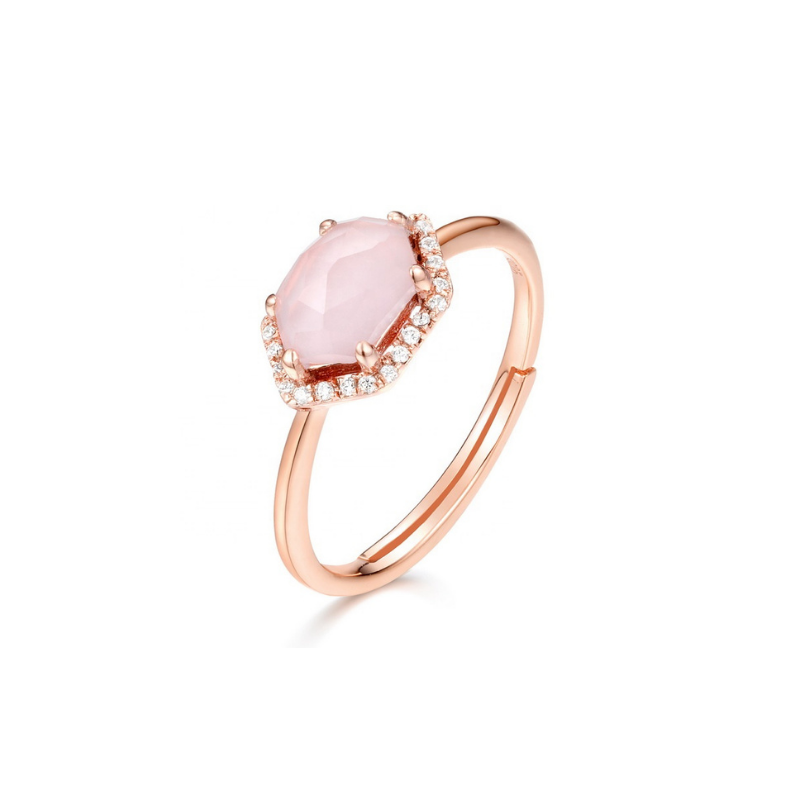 Rose Quartz Ring