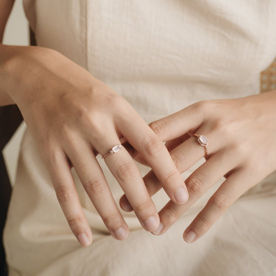 Rose Quartz Ring