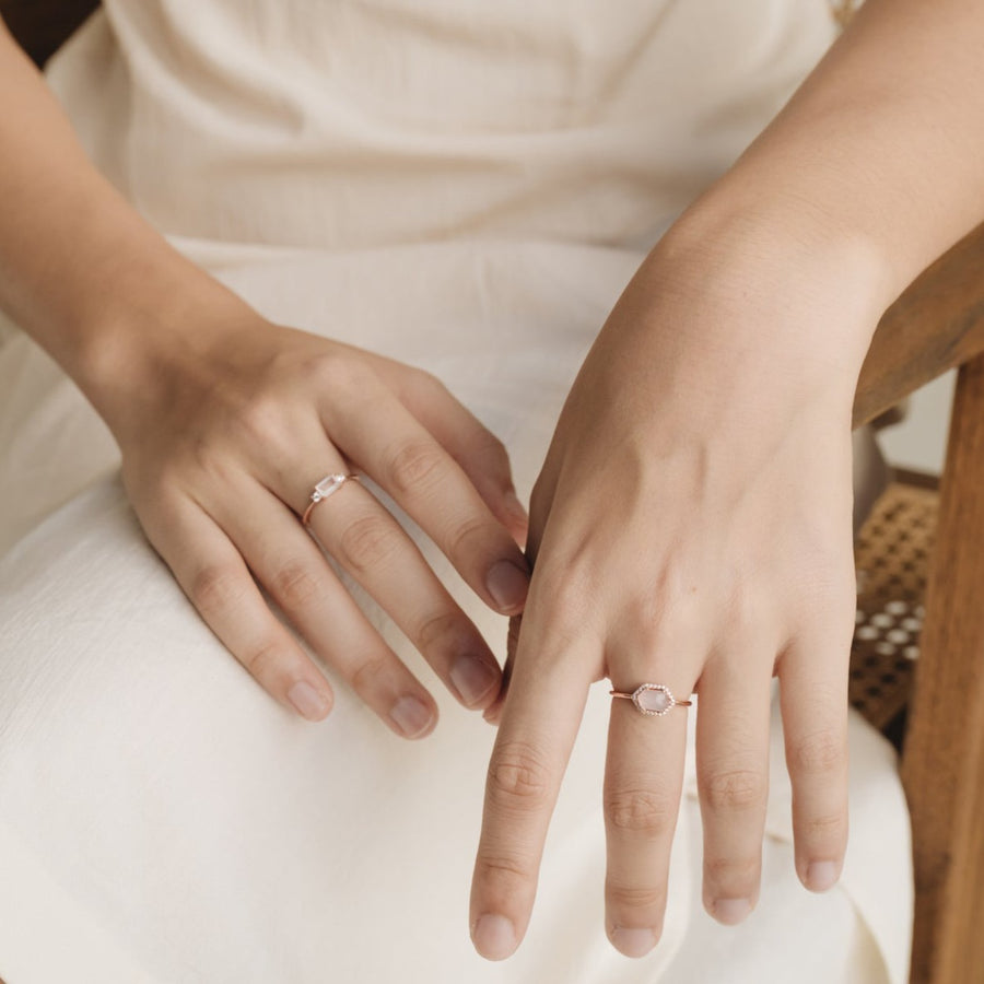 Rose Quartz Ring