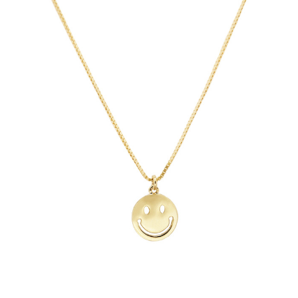 Dainty Smiley Necklace