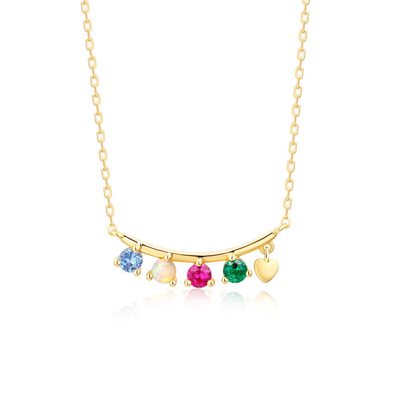 Multi-colored Gemstones Necklace