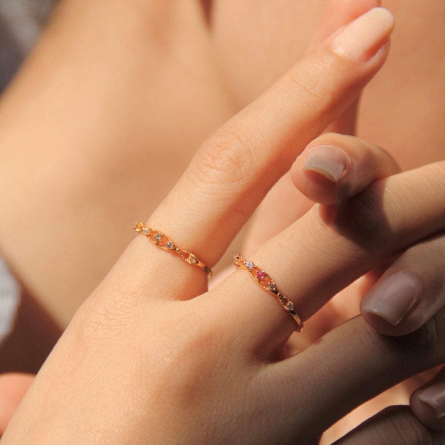 Dainty Ruby Ring