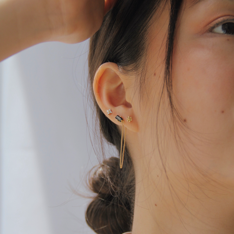 Mini Flower Ear Studs